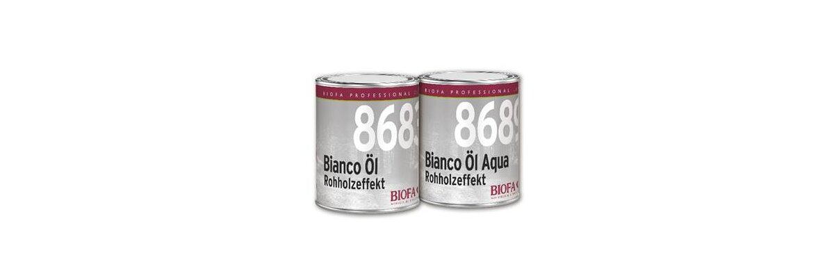 Neue Zertifikate  für das BIOFA Bianco Öl 8683 - Neue Zertifikate  für das BIOFA Bianco Öl 8683