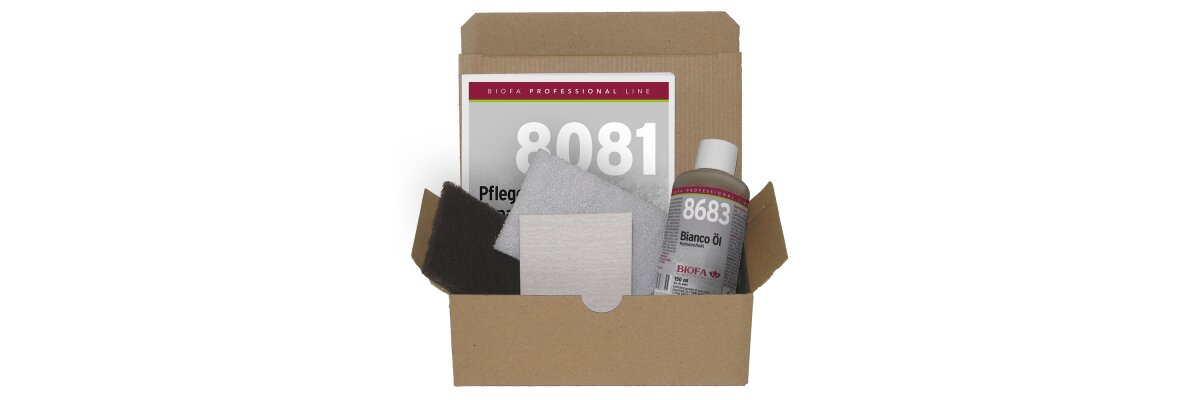 NEU im Sortiment BIOFA Pflegeset Bianco 8081 - NEU im Sortiment BIOFA Pflegeset Bianco 8081