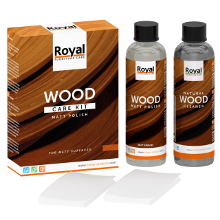 Royal Matt Polish Wood Care Kit + Cleaner 2x250ml