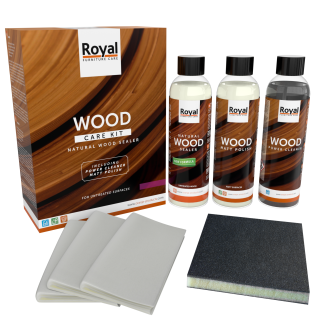 Royal Natural Wood Sealer - Wood Care Kit (3x250ml)