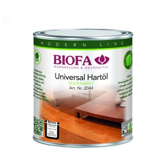 BIOFA Universal Hartöl 2044 seidenmatt 0,375l