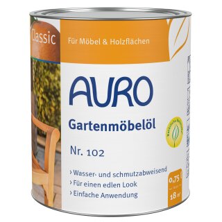B-Ware AURO Gartenmöbelöl, Classic Nr. 102 0,75l Teaköl