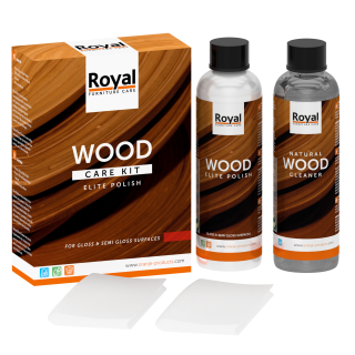 Royal Elite Polish Wood Care Kit & Cleaner 2x250ml
